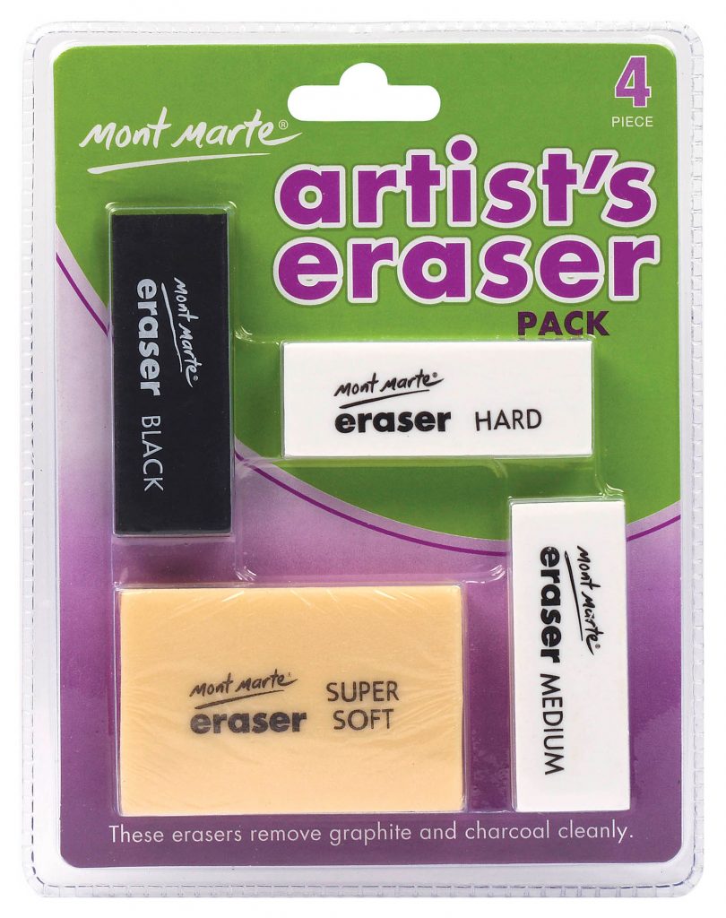 M.M Artist Eraser Pack 4PCE - Picasso Art & Craft