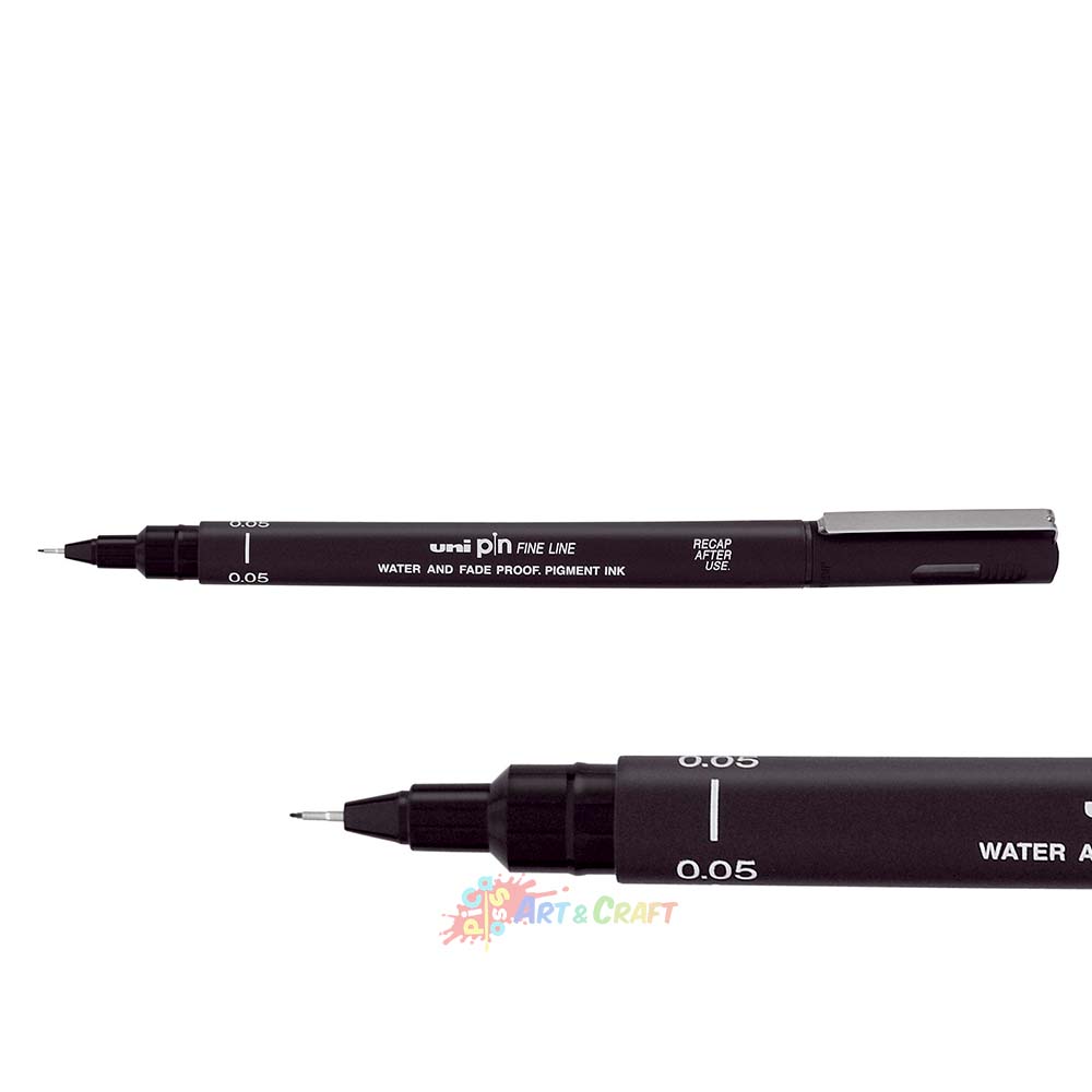 0.05 uni Pin Fineliner Pen Black - Picasso Art & Craft