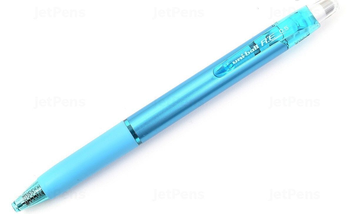 Sky Blue Uni Ball Re Retractable Erasable Gel Ink Pen 05mm 10 Pack